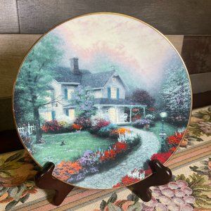 Vintage Thomas Kinkade HOME SWEET HOME 8.25" Collector's Plate #165070